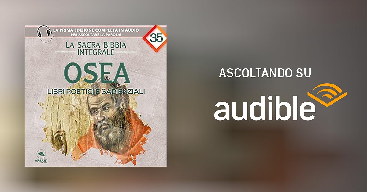 Libro Di Osea Audiolibro Autori Vari Audible.it in Italiano